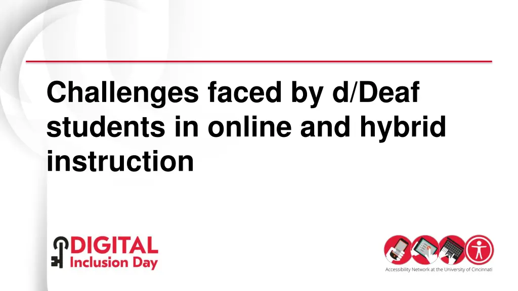 challenges faced by d deaf students in online