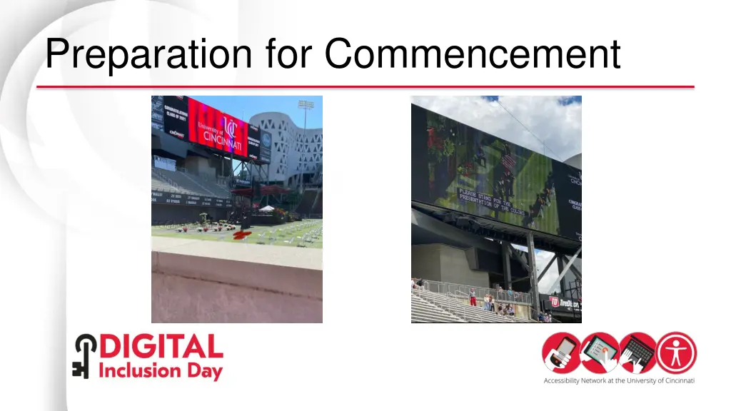 preparation for commencement
