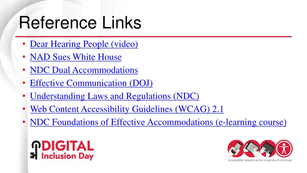 reference links