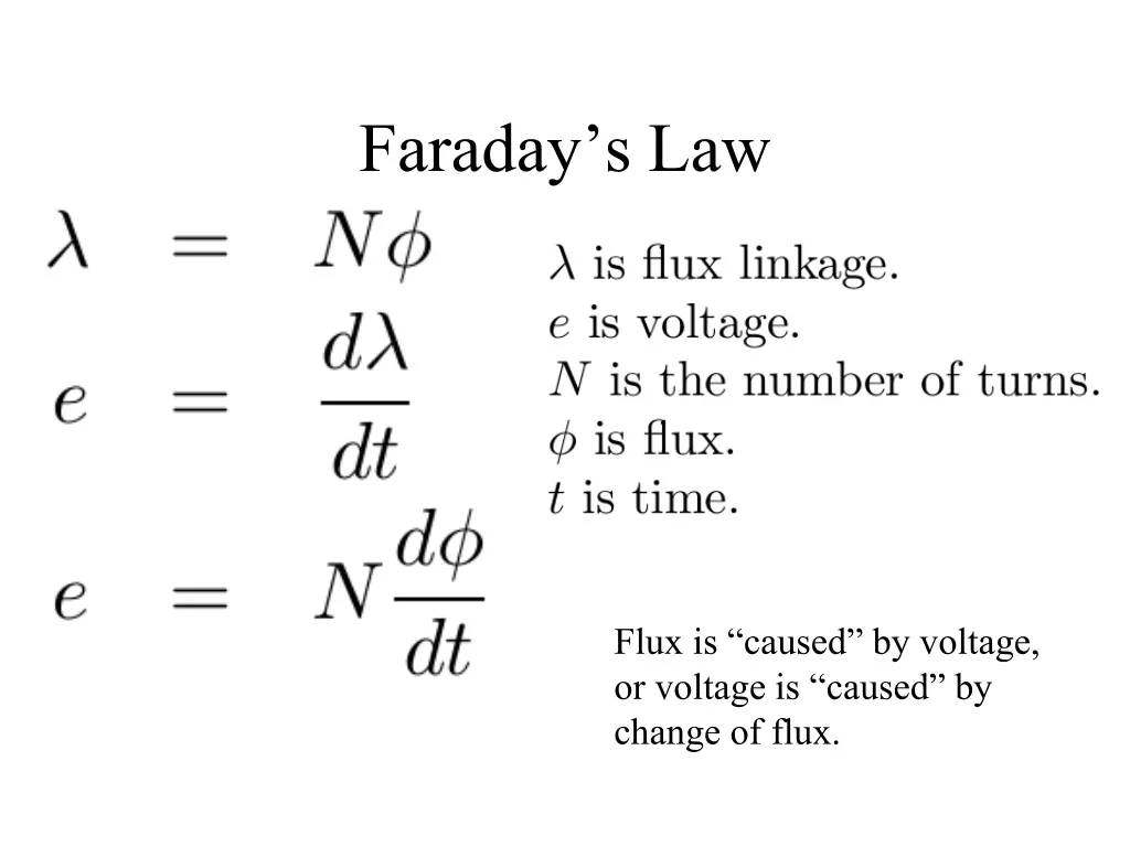 faraday s law