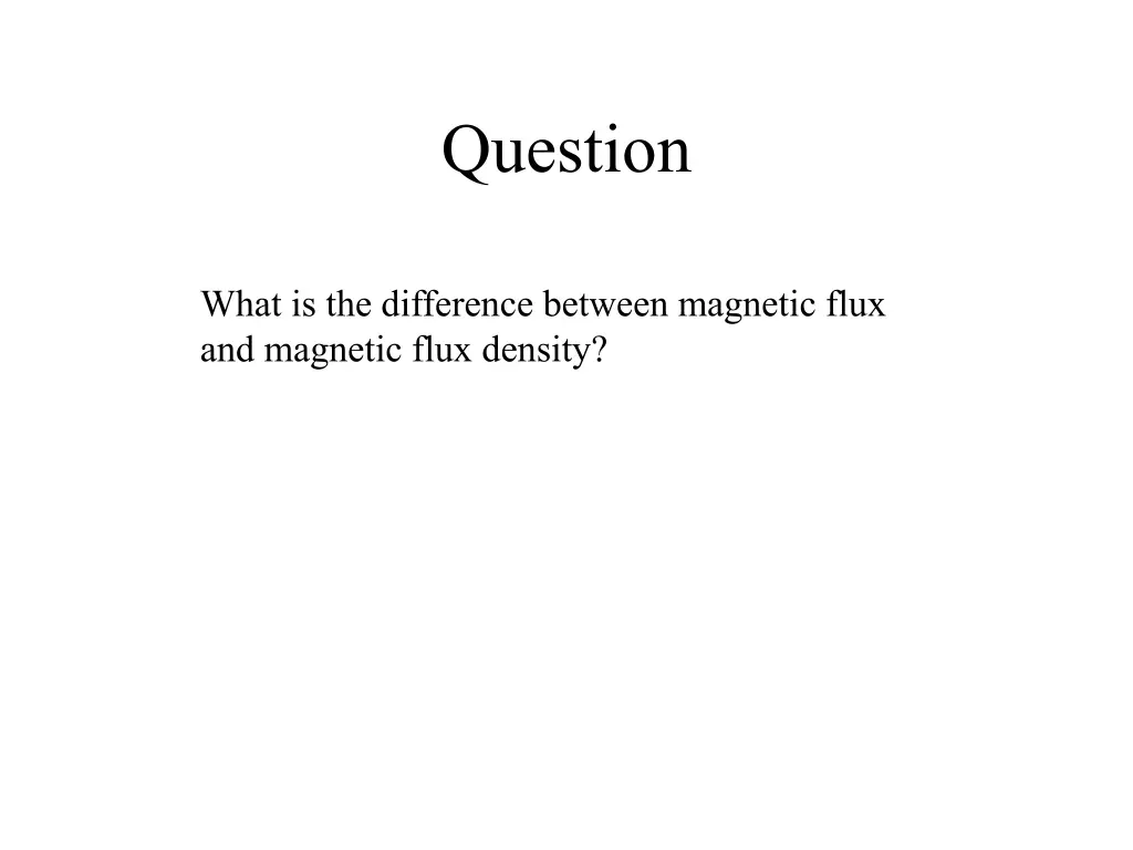 question 1