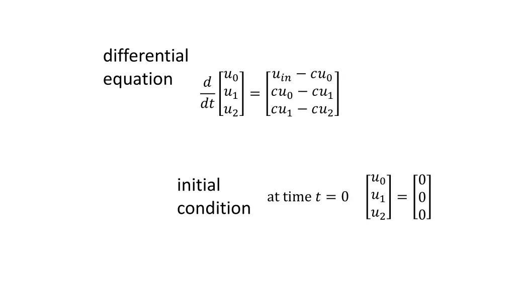 differential equation