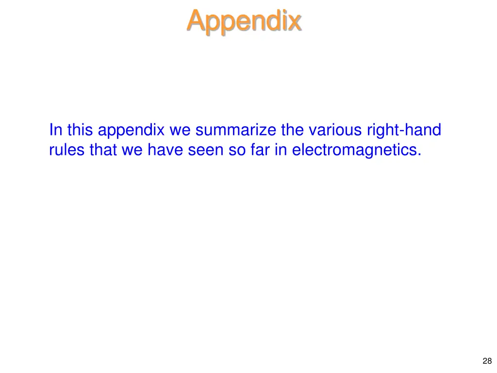 appendix