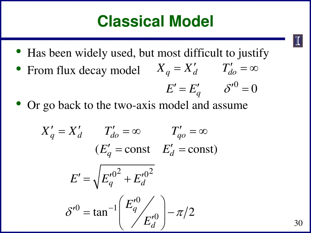classical model