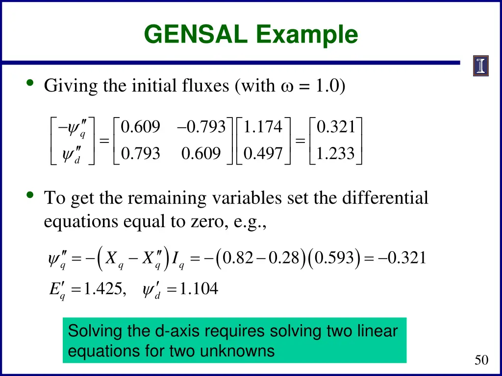 gensal example 2