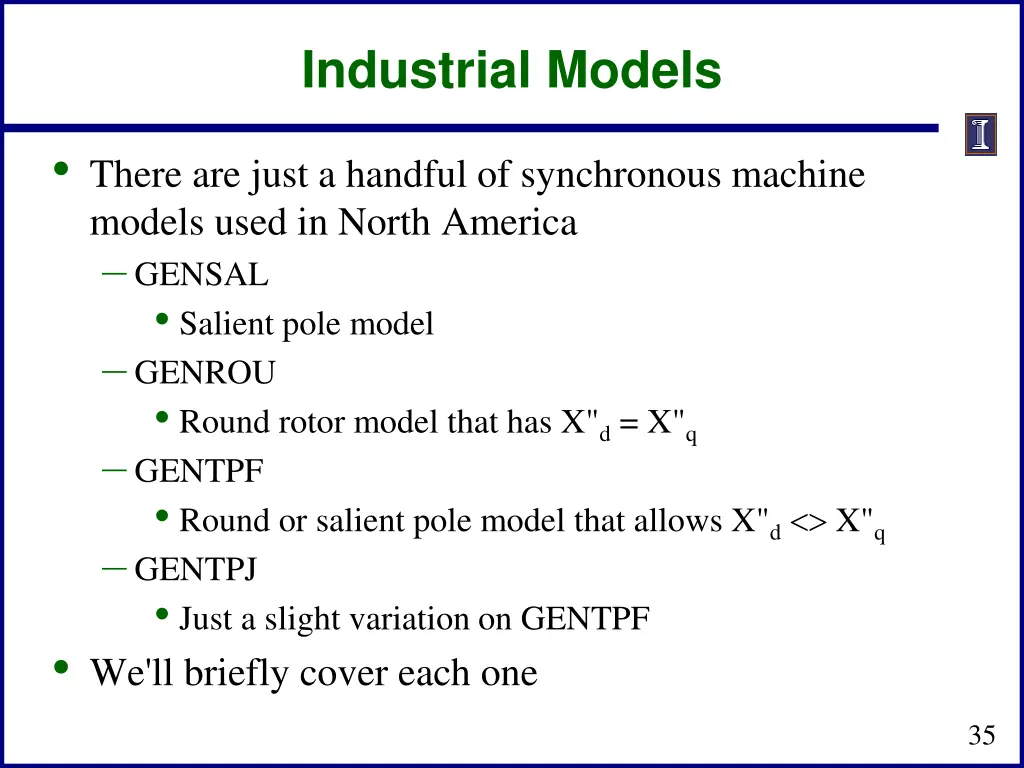 industrial models