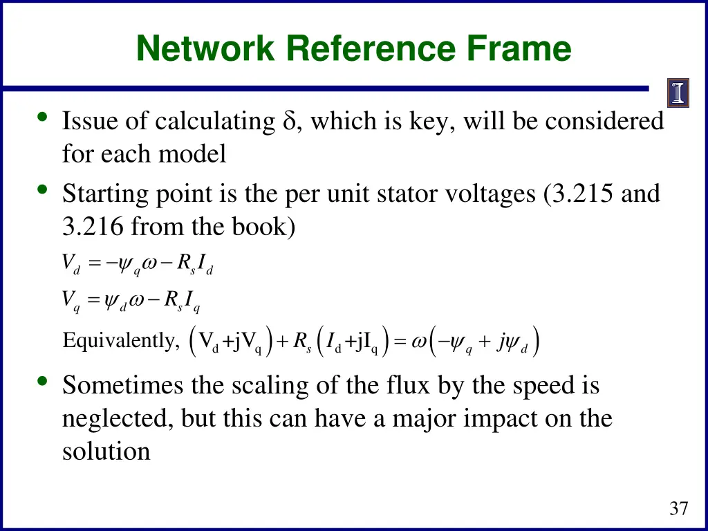 network reference frame 1