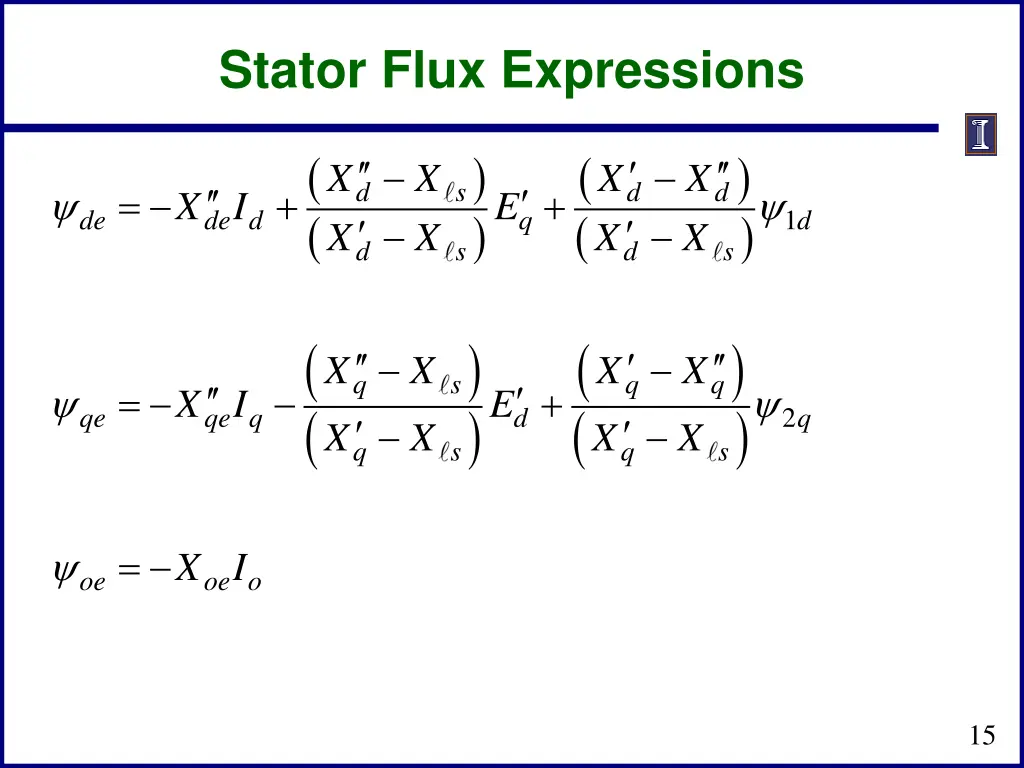 stator flux expressions 1