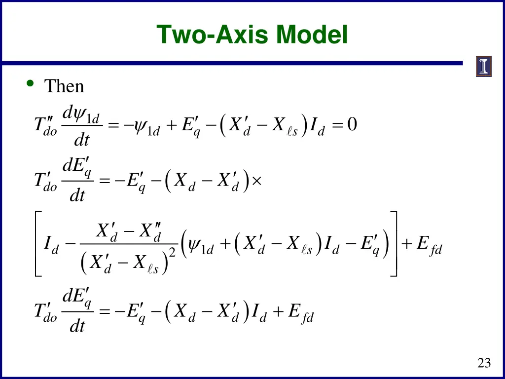 two axis model 1