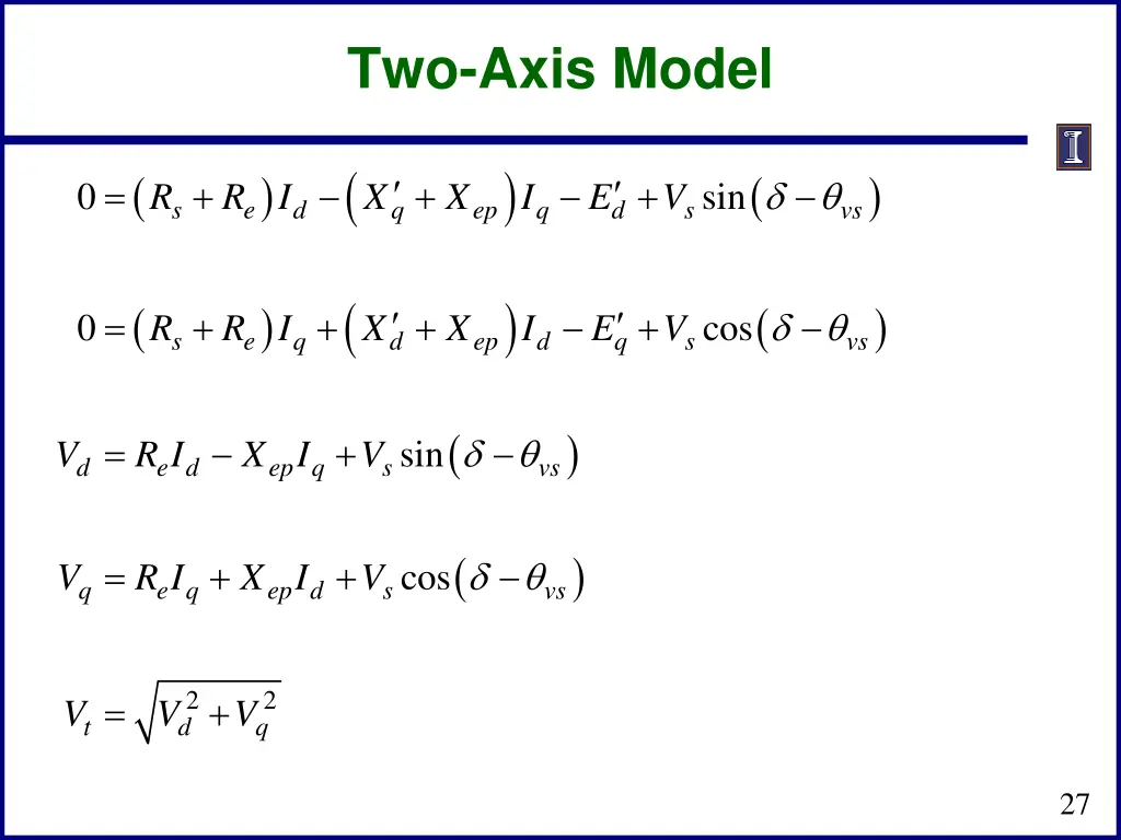 two axis model 5