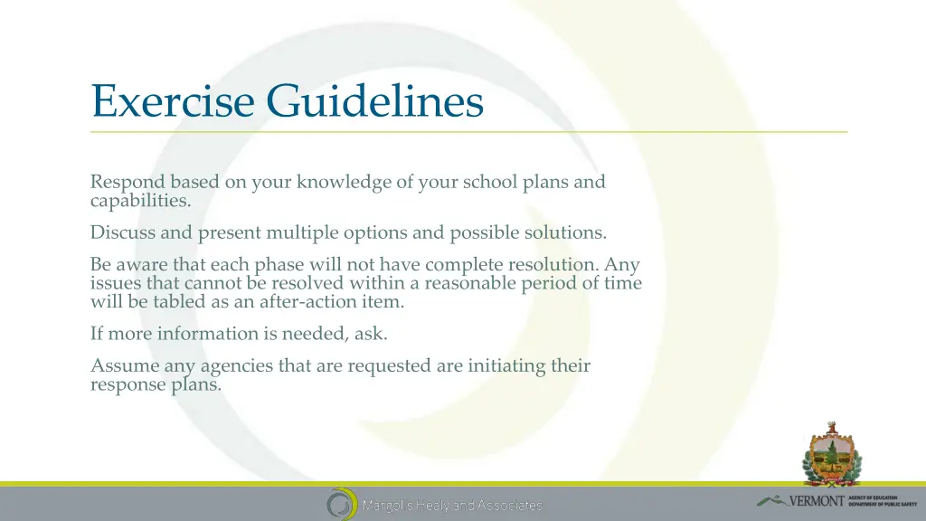 exercise guidelines