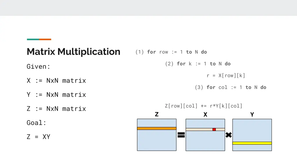 matrix multiplication