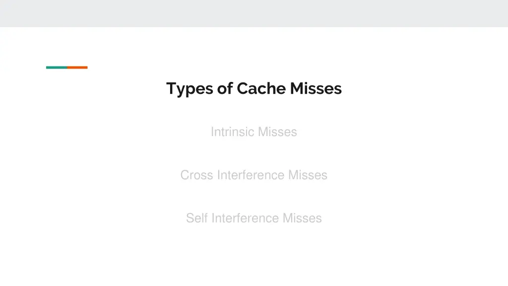 types of cache misses