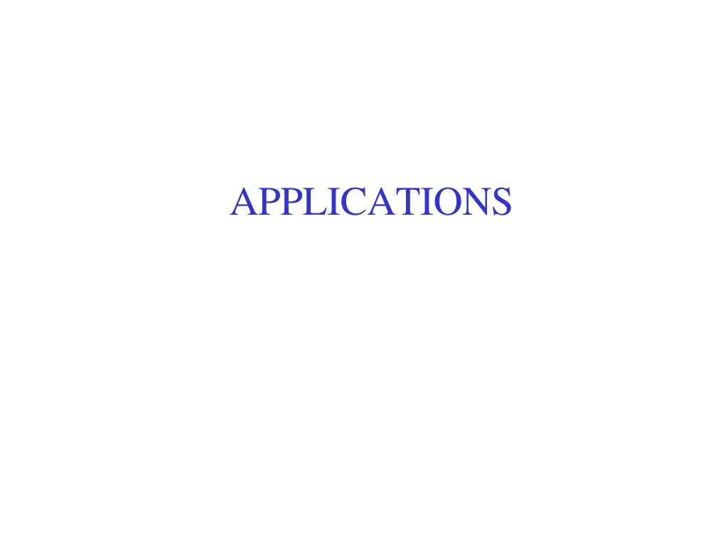 applications