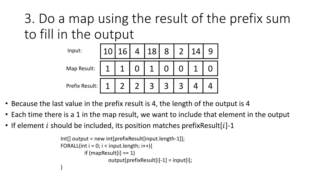 3 do a map using the result of the prefix