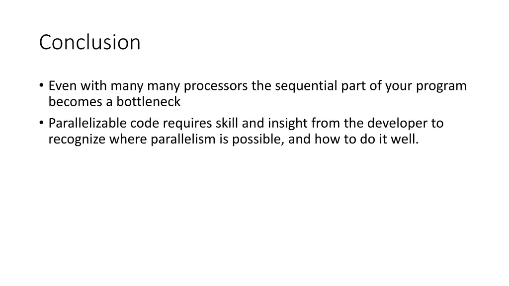 conclusion