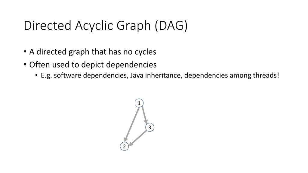 directed acyclic graph dag