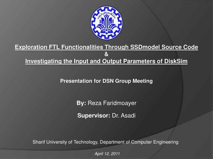 exploration ftl functionalities through ssdmodel