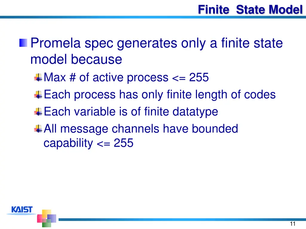 finite state model