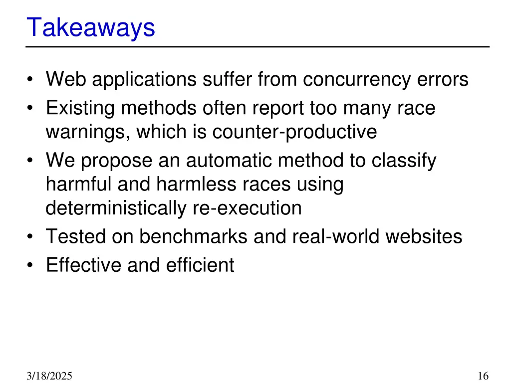 takeaways