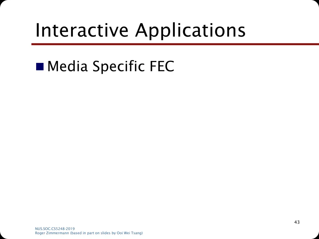 interactive applications