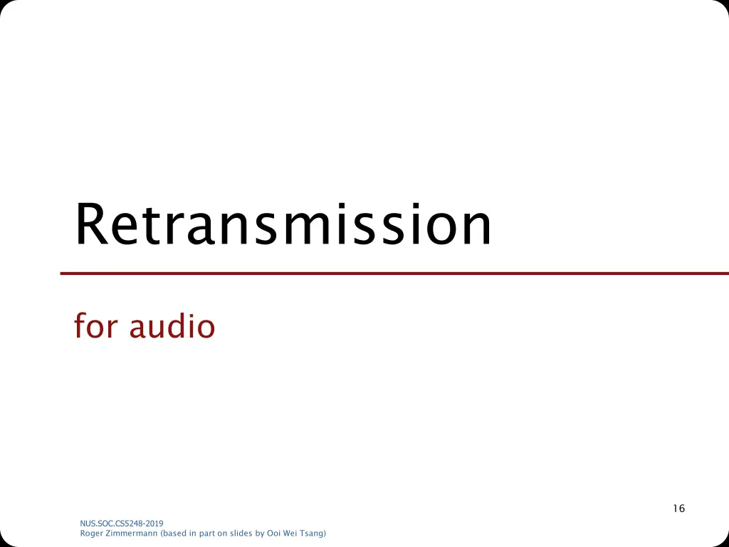 retransmission 1