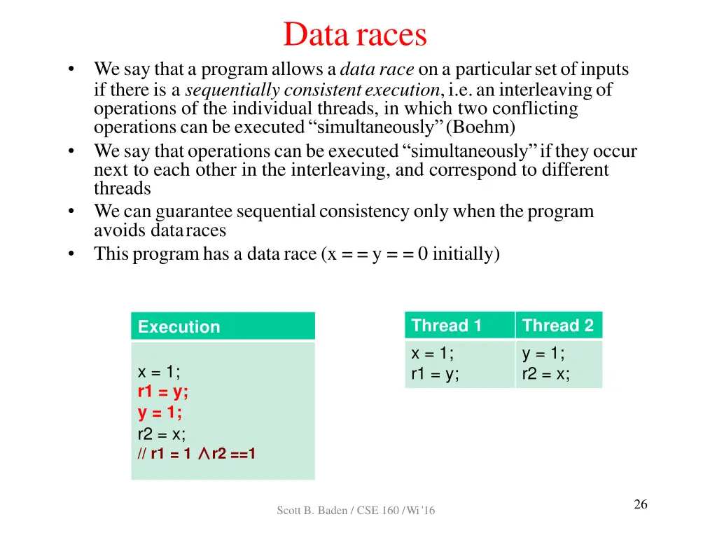 dataraces 1