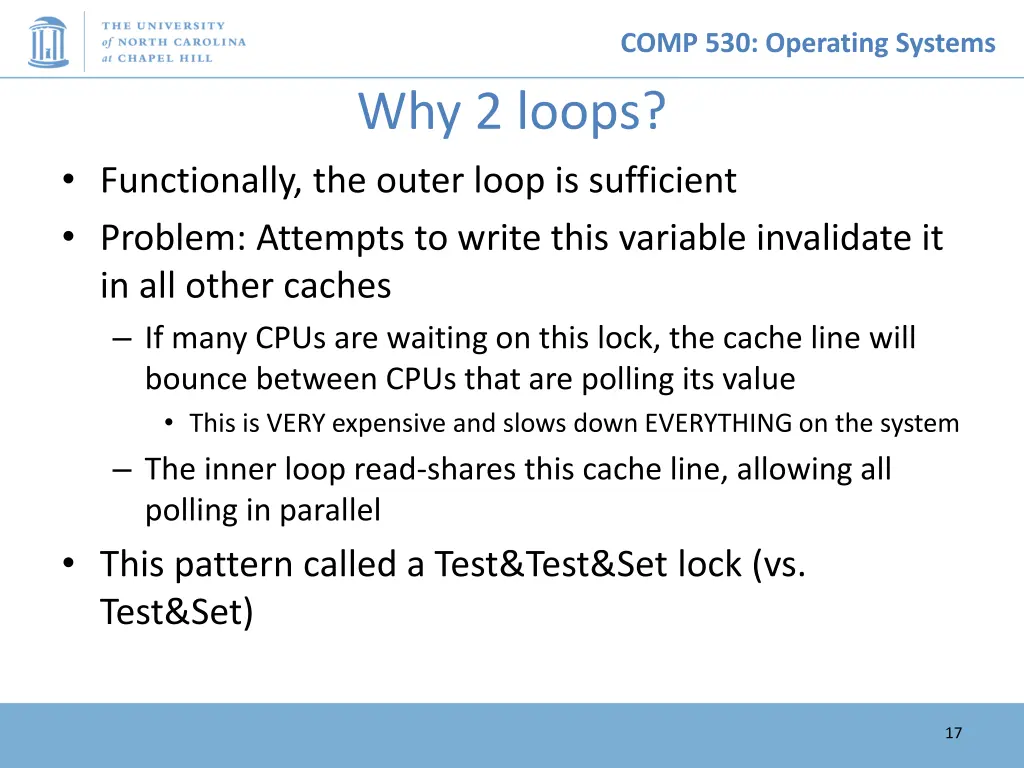comp 530 operating systems 16