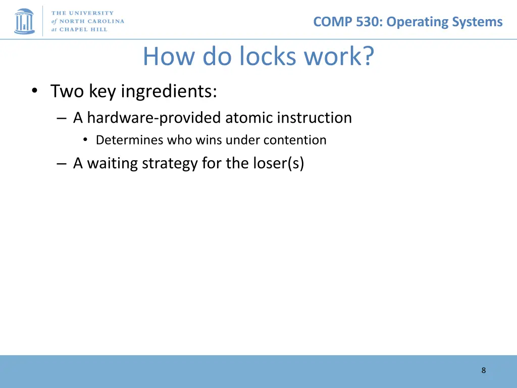 comp 530 operating systems 7