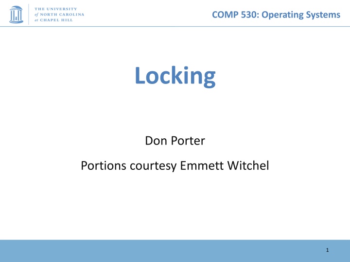 comp 530 operating systems