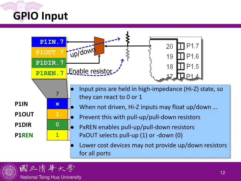 gpio input 1