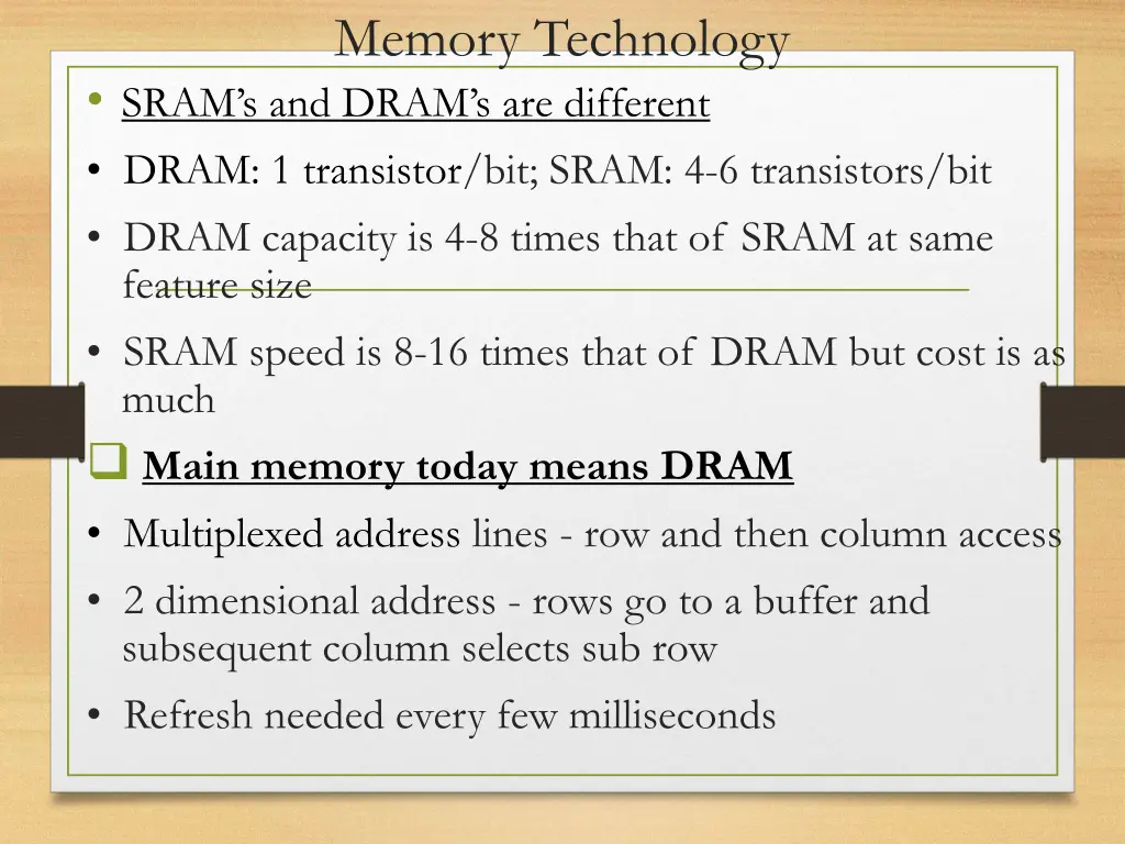 memory technology