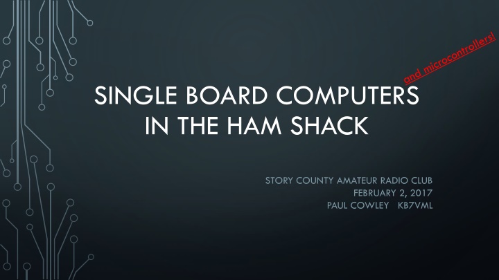 single board computers in the ham shack