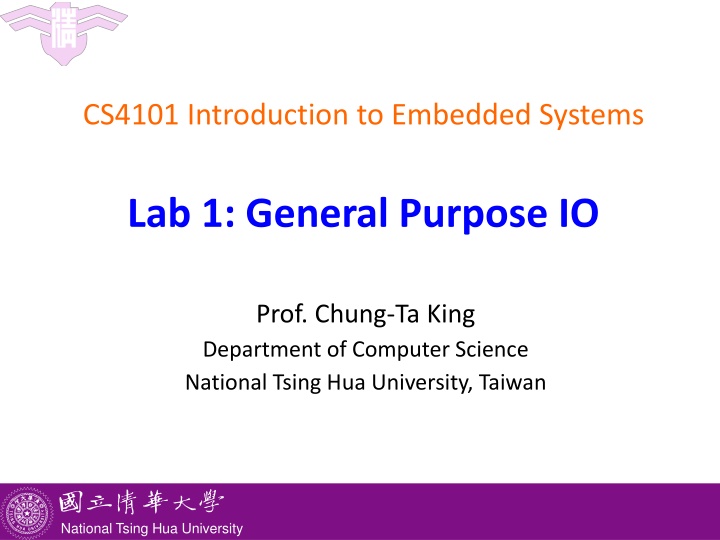 cs4101 introduction to embedded systems