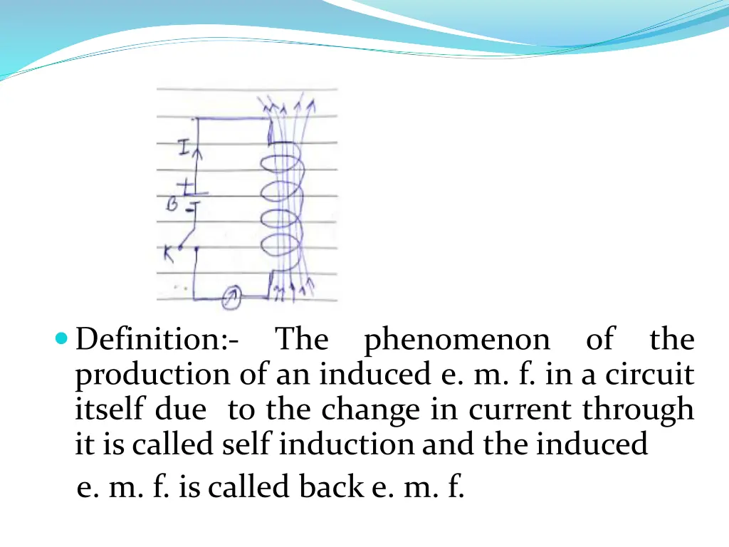 definition production of an induced