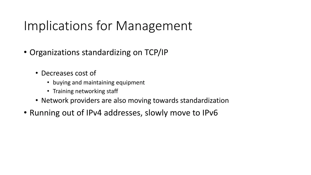 implications for management