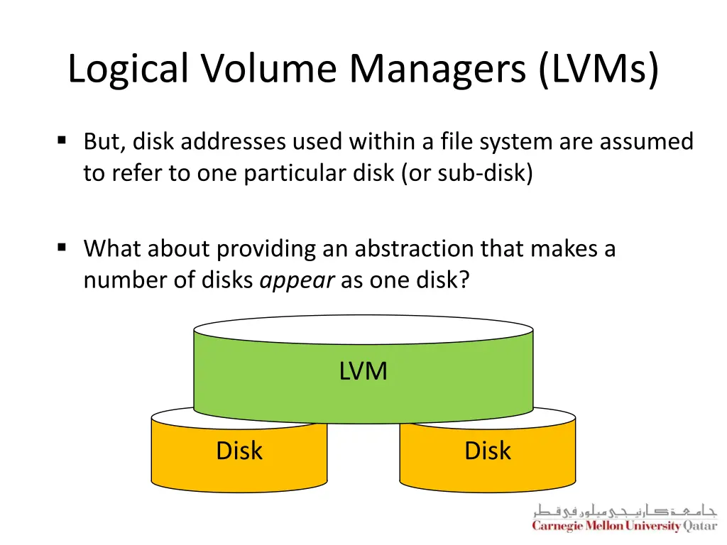 logical volume managers lvms