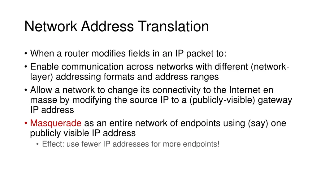 network address translation