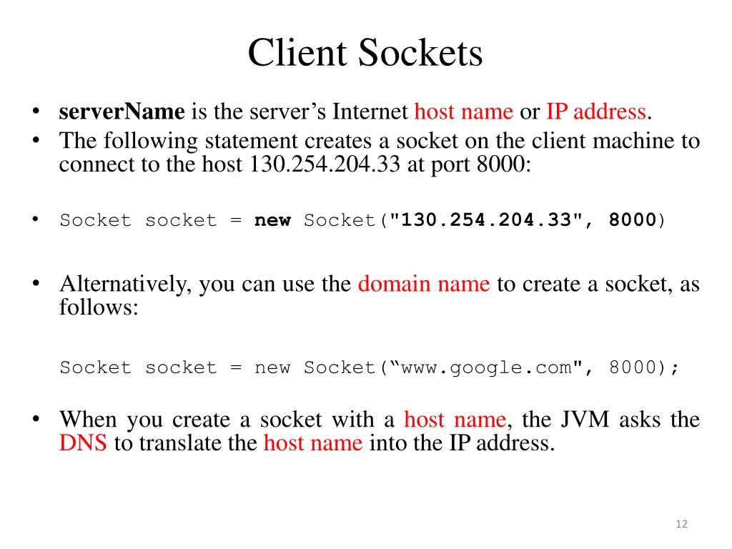 client sockets 1