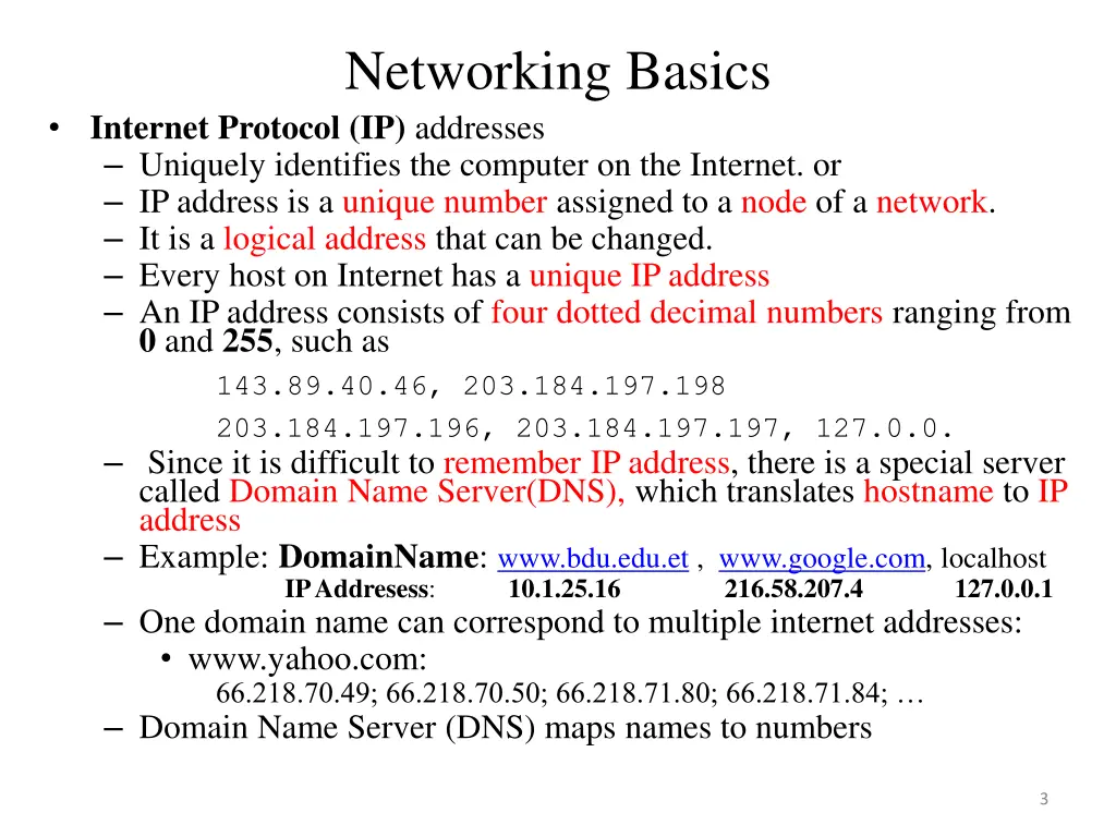 networking basics 1