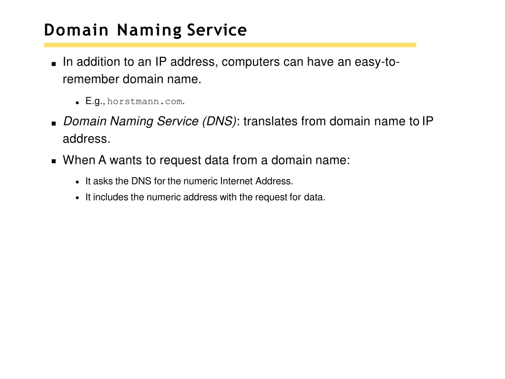 domain naming service