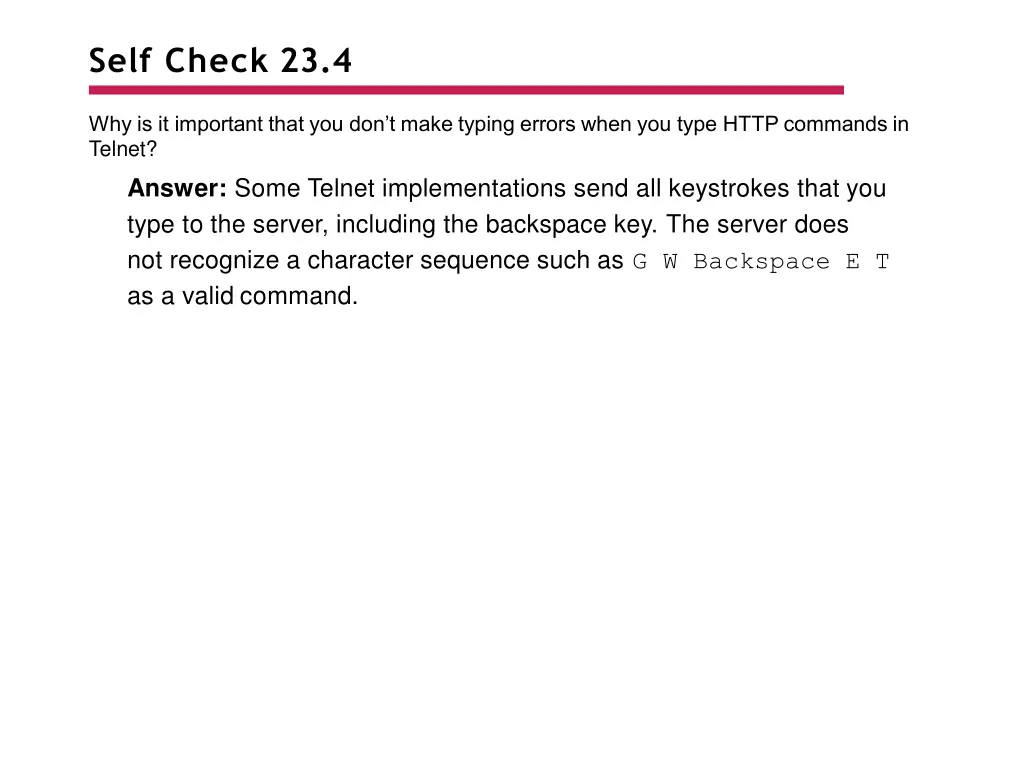 self check 23 4