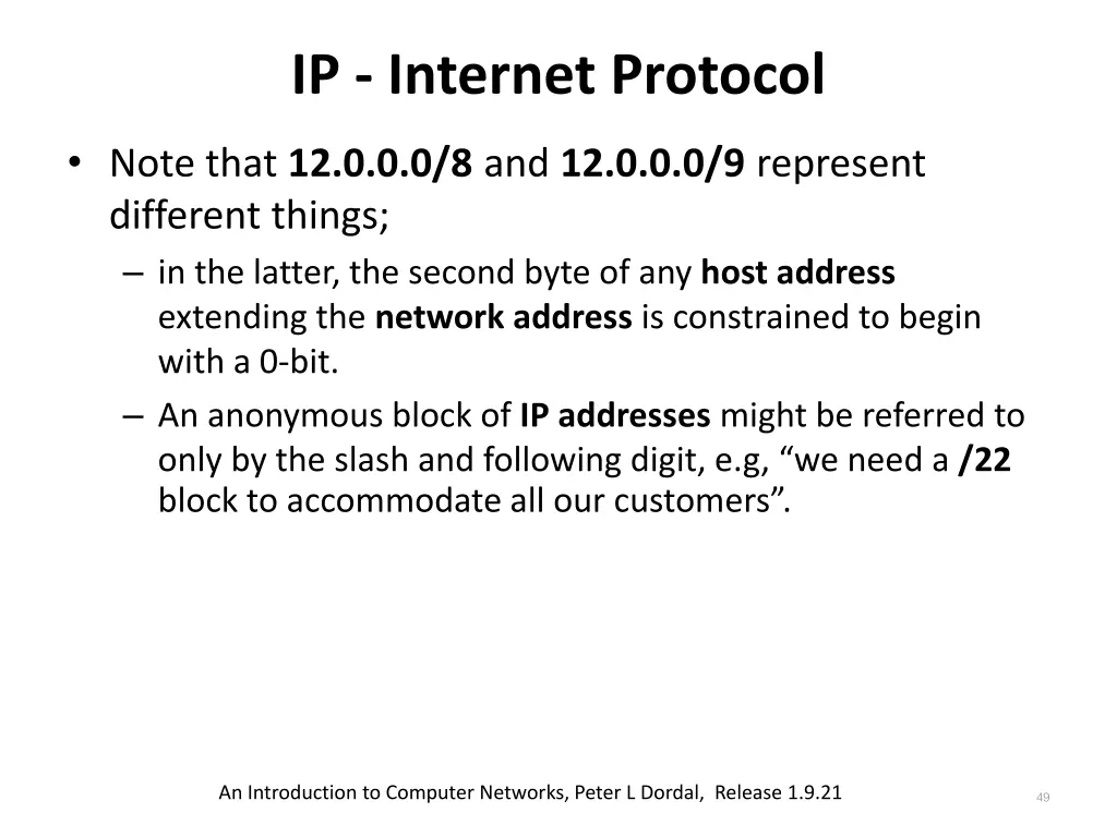 ip internet protocol