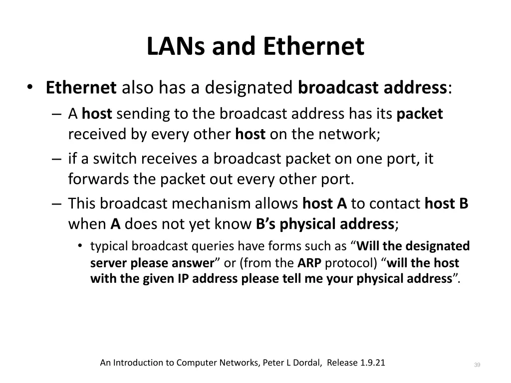 lans and ethernet 4