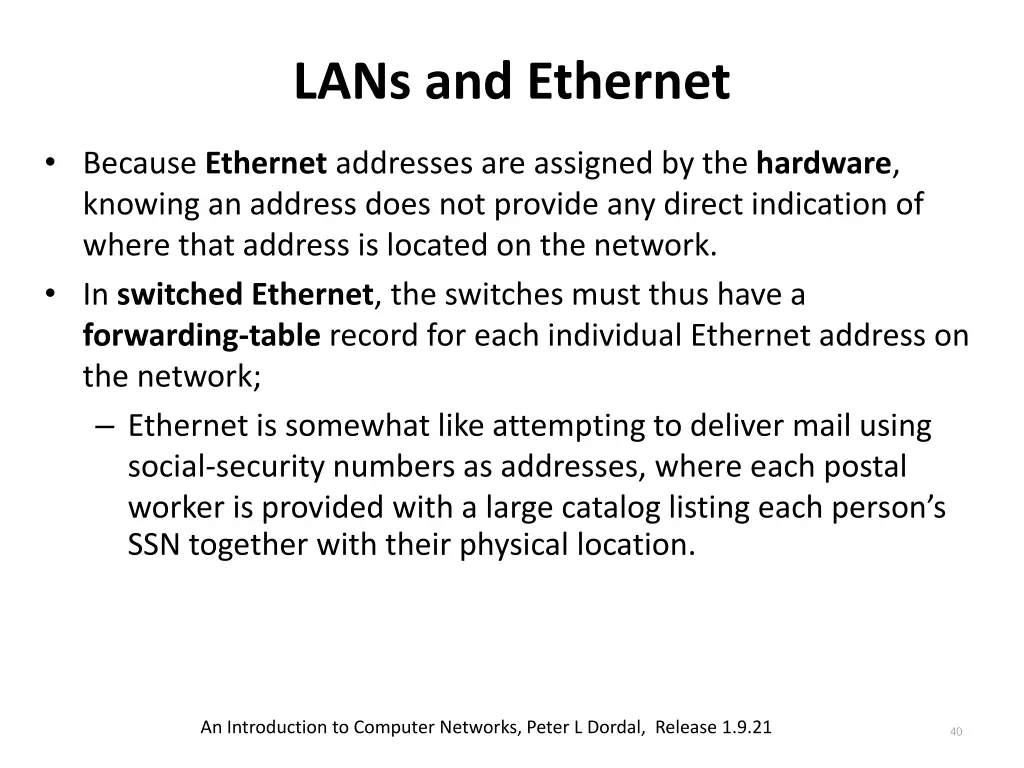 lans and ethernet 5