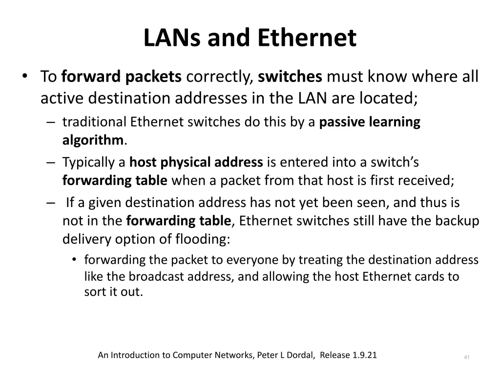 lans and ethernet 6