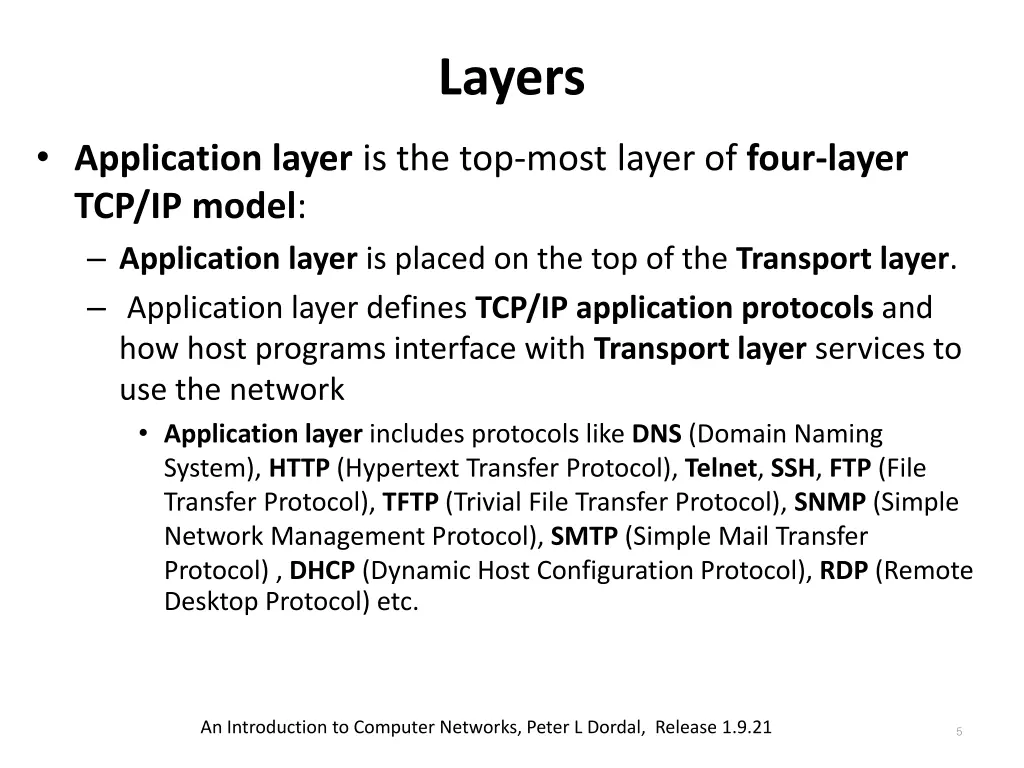 layers 1