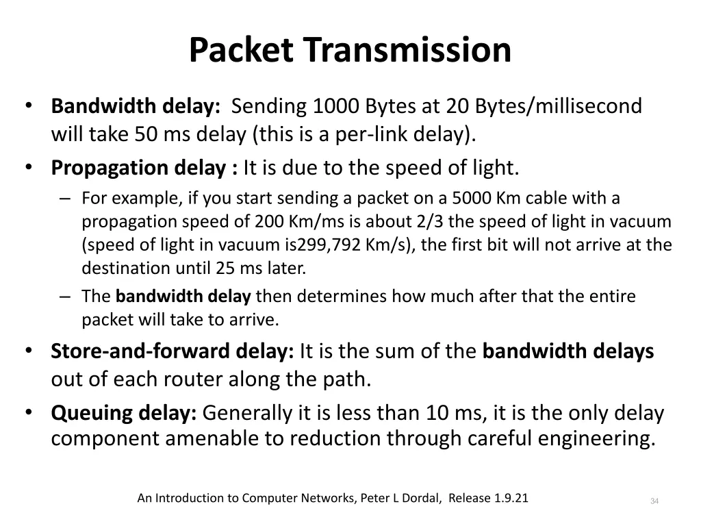 packet transmission 2