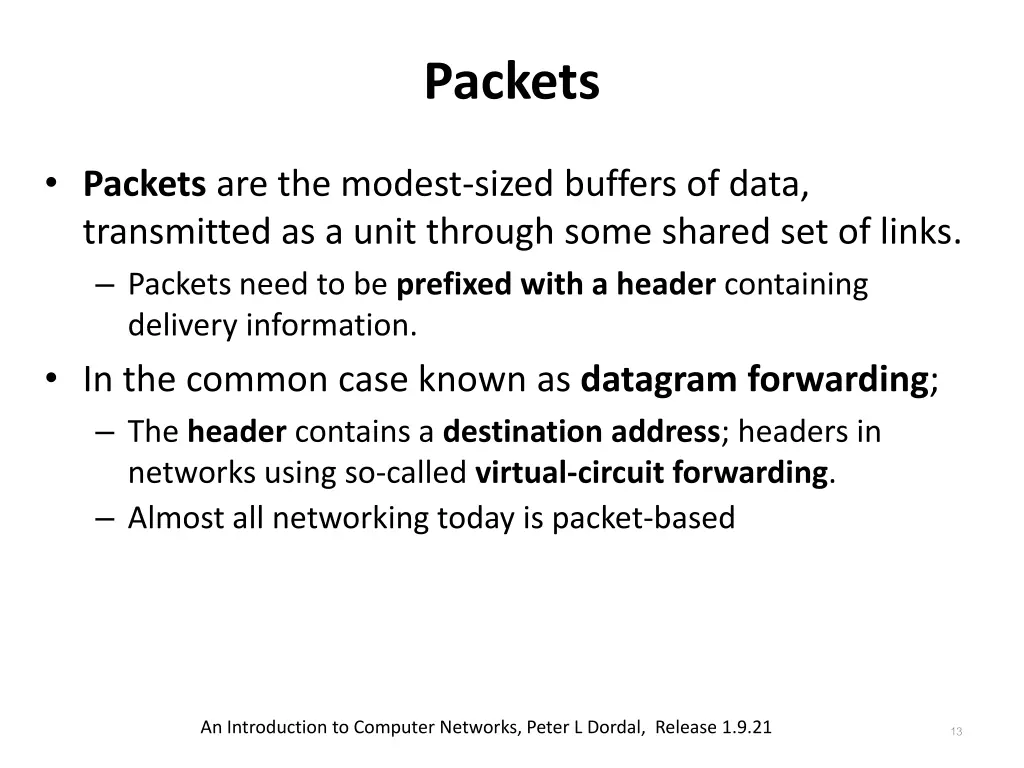 packets