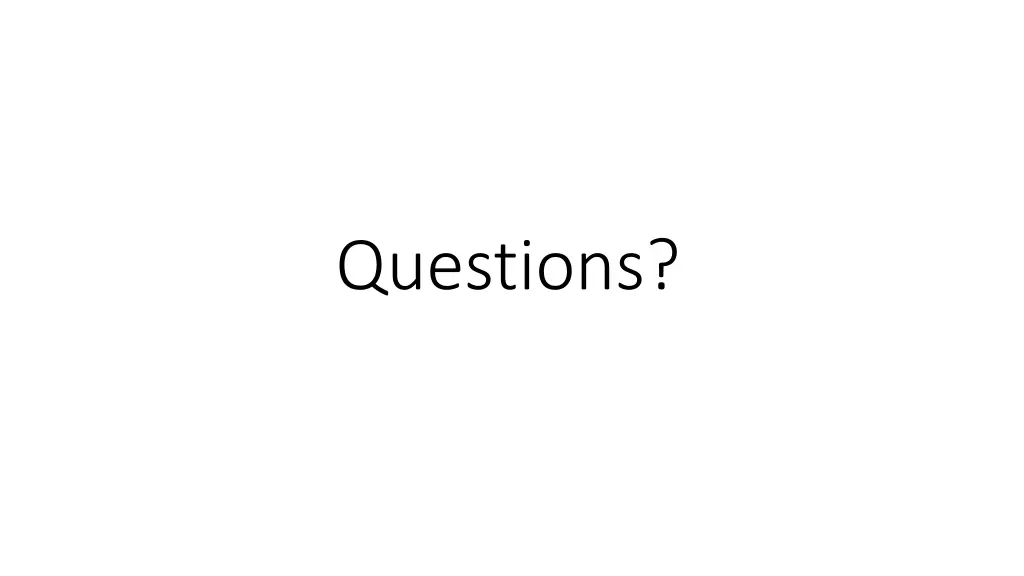 questions